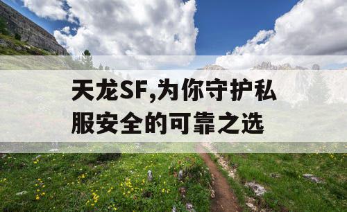 天龙SF,为你守护私服安全的可靠之选