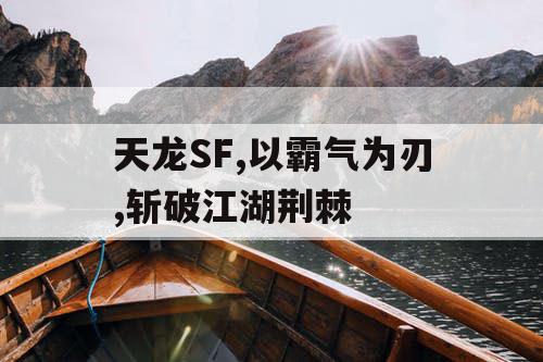天龙SF,以霸气为刃,斩破江湖荆棘