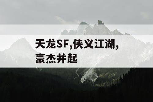 天龙SF,侠义江湖,豪杰并起