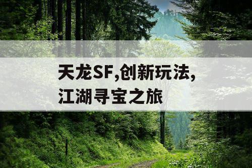 天龙SF,创新玩法,江湖寻宝之旅