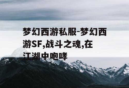 梦幻西游私服-梦幻西游SF,战斗之魂,在江湖中咆哮