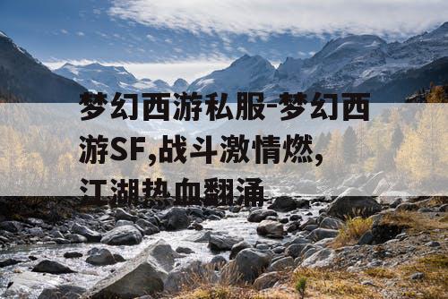 梦幻西游私服-梦幻西游SF,战斗激情燃,江湖热血翻涌