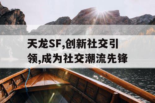 天龙SF,创新社交引领,成为社交潮流先锋
