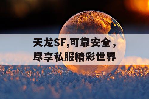 天龙SF,可靠安全，尽享私服精彩世界