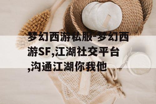 梦幻西游私服-梦幻西游SF,江湖社交平台,沟通江湖你我他