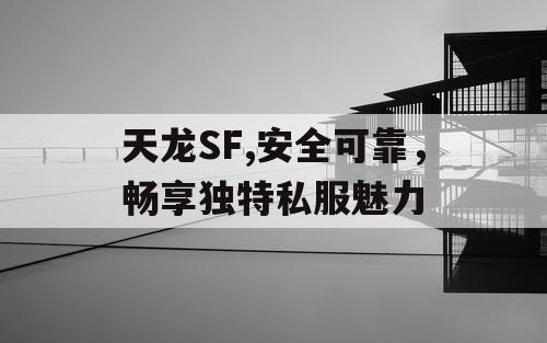 天龙SF,安全可靠，畅享独特私服魅力