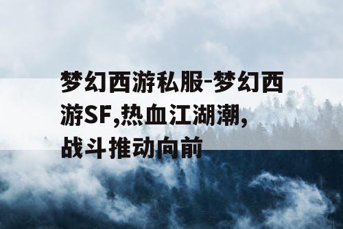梦幻西游私服-梦幻西游SF,热血江湖潮,战斗推动向前