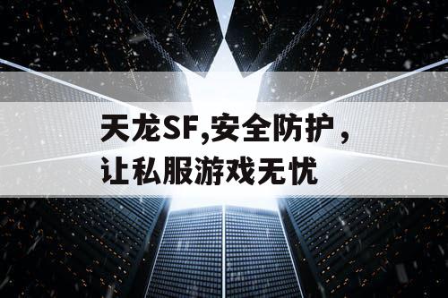 天龙SF,安全防护，让私服游戏无忧