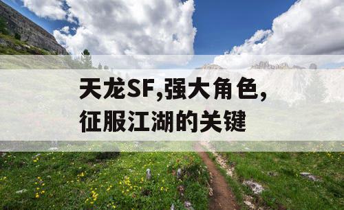 天龙SF,强大角色,征服江湖的关键 天龙SF,强大角色,征服江湖的关键