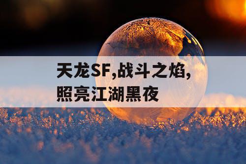 天龙SF,战斗之焰,照亮江湖黑夜