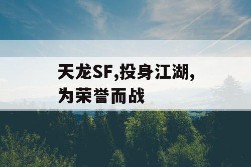 天龙SF,投身江湖,为荣誉而战