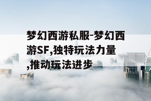 梦幻西游私服-梦幻西游SF,独特玩法力量,推动玩法进步
