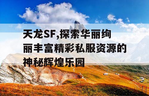 天龙SF,探索华丽绚丽丰富精彩私服资源的神秘辉煌乐园