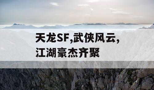 天龙SF,武侠风云,江湖豪杰齐聚