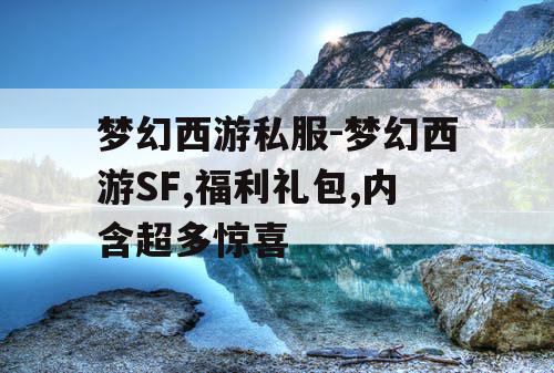 梦幻西游私服-梦幻西游SF,福利礼包,内含超多惊喜