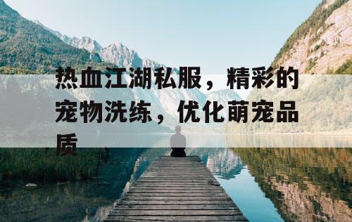 热血江湖私服，精彩的宠物洗练，优化萌宠品质