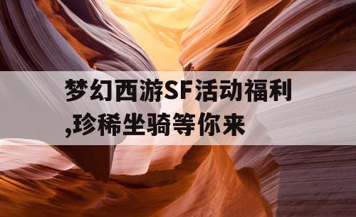 梦幻西游SF活动福利,珍稀坐骑等你来 梦幻西游SF活动福利,珍稀坐骑等你来