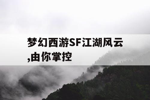 梦幻西游SF江湖风云,由你掌控 梦幻西游SF江湖风云,由你掌控