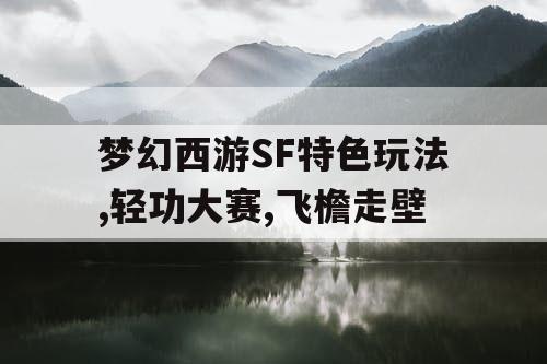 梦幻西游SF特色玩法,轻功大赛,飞檐走壁 梦幻西游SF特色玩法,轻功大赛,飞檐走壁