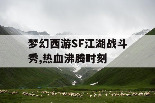 梦幻西游SF江湖战斗秀,热血沸腾时刻 梦幻西游SF江湖战斗秀,热血沸腾时刻
