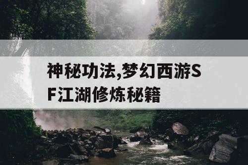 神秘功法,梦幻西游SF江湖修炼秘籍