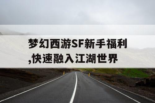 梦幻西游SF新手福利,快速融入江湖世界