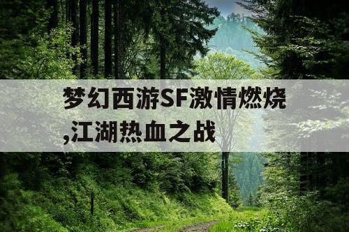 梦幻西游SF激情燃烧,江湖热血之战 梦幻西游SF激情燃烧,江湖热血之战