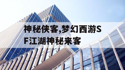 神秘侠客,梦幻西游SF江湖神秘来客