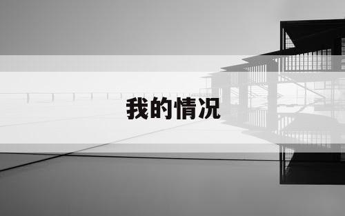 我的情况