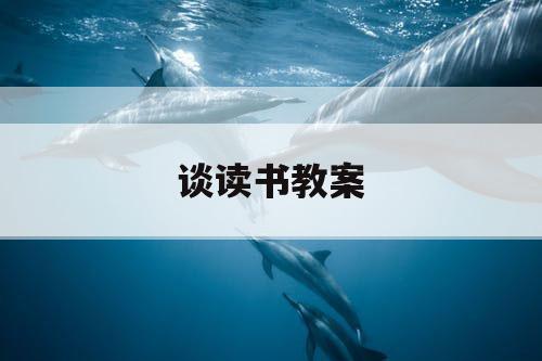 谈读书教案
