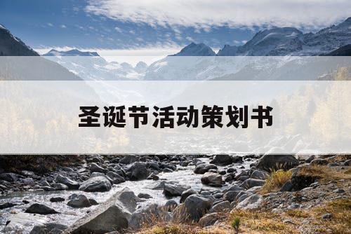 圣诞节活动策划书
