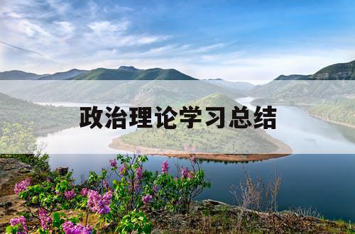 政治理论学习总结