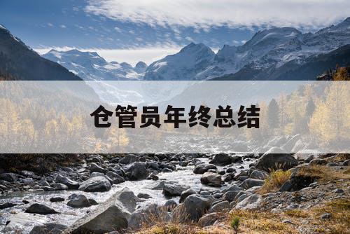 仓管员年终总结