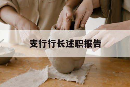 支行行长述职报告