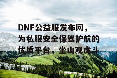 DNF公益服发布网，为私服安全保驾护航的优质平台，坐山观虎斗