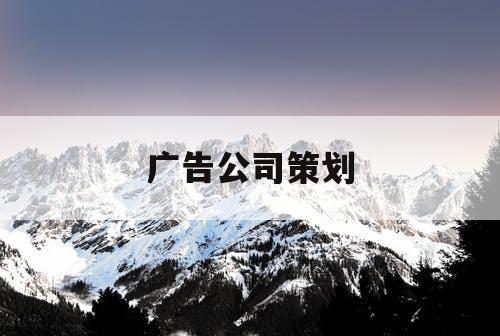 广告公司策划