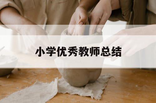 小学优秀教师总结