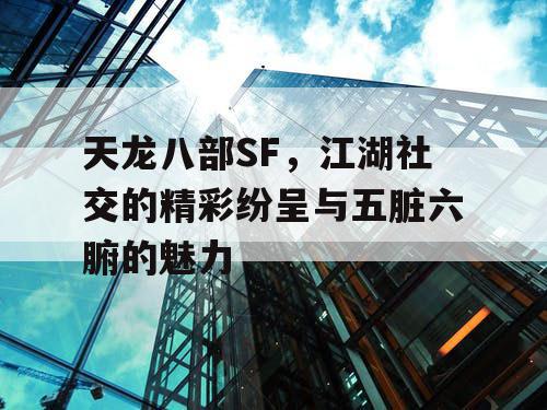 天龙八部SF，江湖社交的精彩纷呈与五脏六腑的魅力