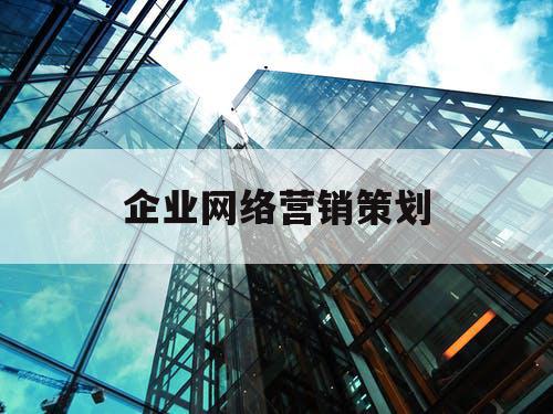 企业网络营销策划