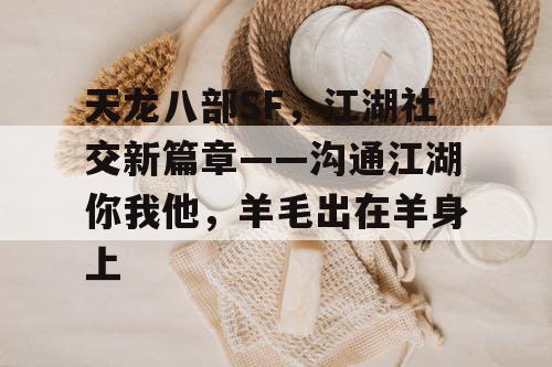 天龙八部SF，江湖社交新篇章——沟通江湖你我他，羊毛出在羊身上