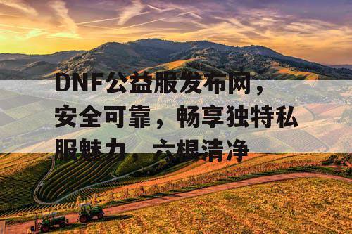 DNF公益服发布网，安全可靠，畅享独特私服魅力，六根清净