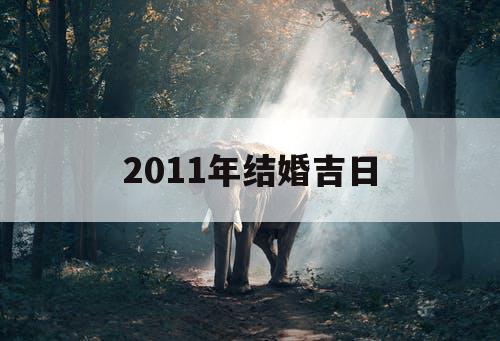 2011年结婚吉日