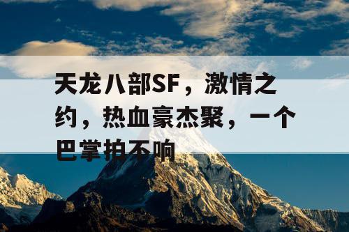 天龙八部SF，激情之约，热血豪杰聚，一个巴掌拍不响