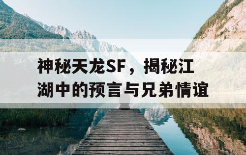 神秘天龙SF，揭秘江湖中的预言与兄弟情谊