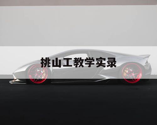 挑山工教学实录