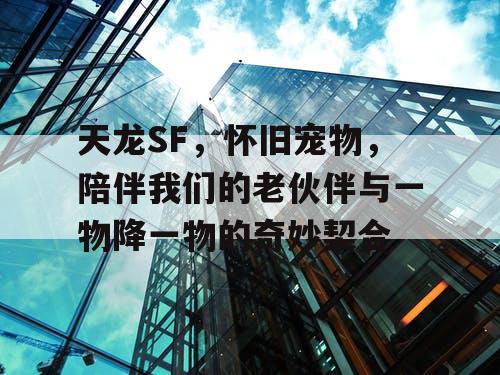 天龙SF怀旧宠物，与老伙伴的默契相伴与一物降一物的绝妙融合