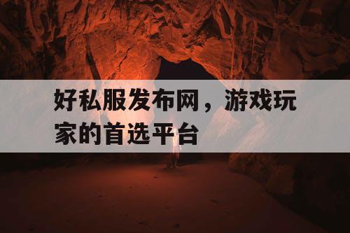 好私服发布网，游戏玩家的首选平台