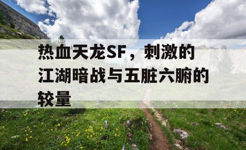 热血天龙SF，惊心动魄的江湖暗战与五脏六腑的较量