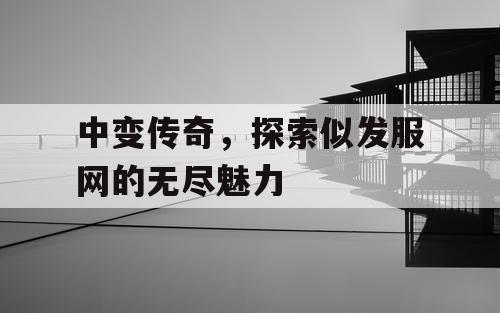 中变传奇，探索似发服网的无尽魅力