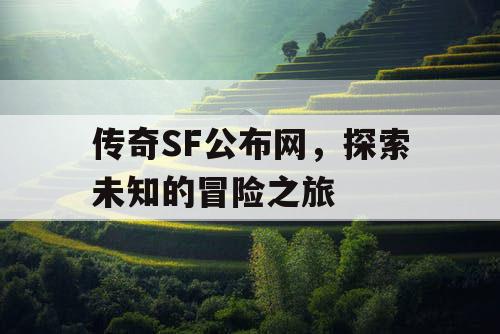 传奇SF公布网，探索未知的冒险之旅